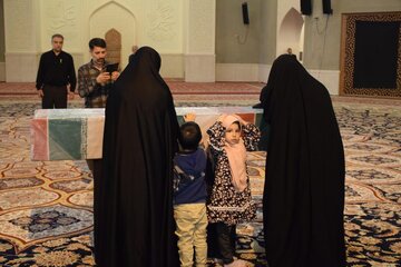 مراسم تشییع پیکر مطهر شهید گمنام دفاع مقدس در لواسان