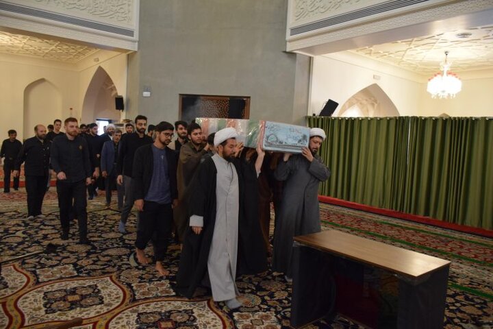 مراسم تشییع پیکر مطهر شهید گمنام دفاع مقدس در لواسان