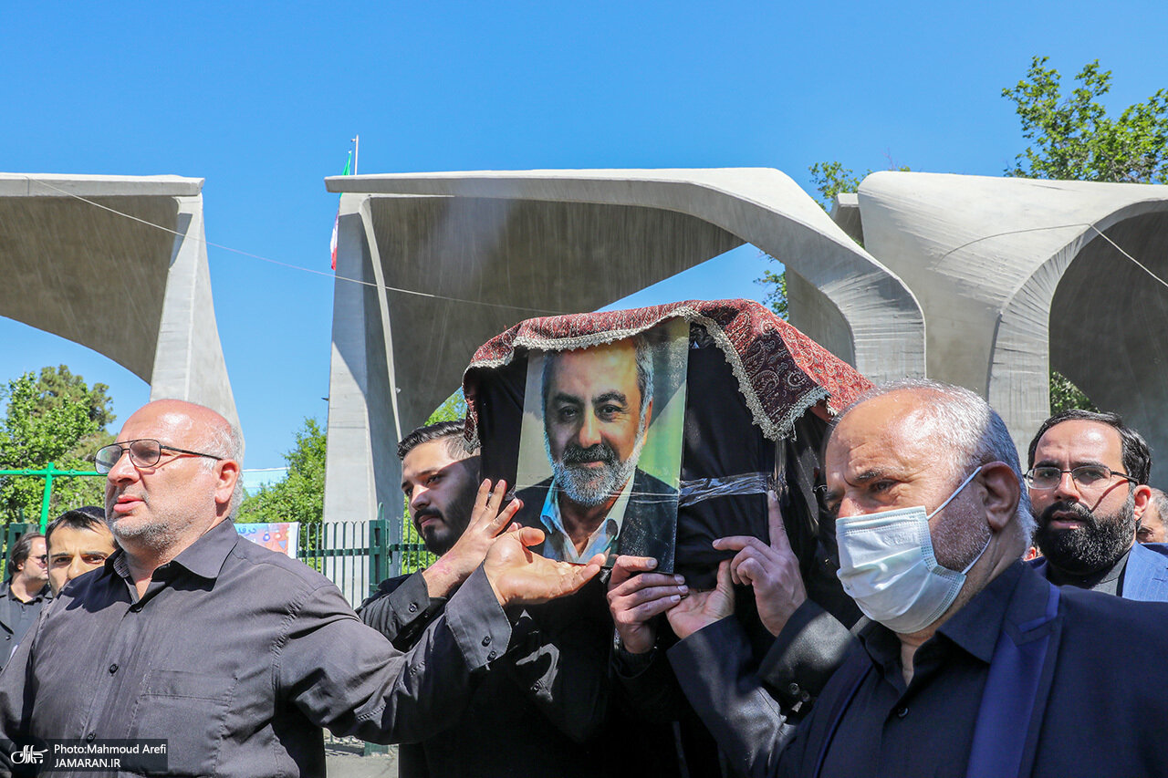 مراسم تشییع پیکر عماد افروغ / چه کسانی آمدند؟ + عکسها