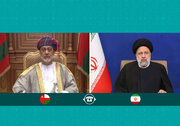 اتصال هاتفي بين الرئيس الايراني وسلطان عمان