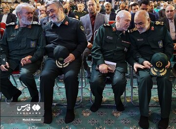 حضور «فرماندهان بلندپایه» در مراسم سالگرد شهادت سردار حجازی + تصاویر 