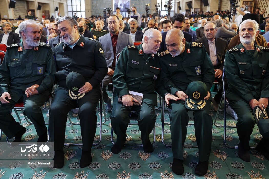 حضور «سرداران عالیرتبه» در مراسم سالگرد شهادت سردار حجازی + تصاویر