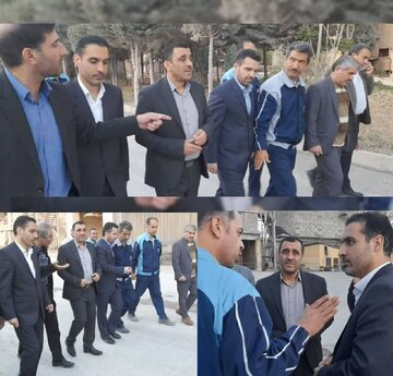 بازدید رییس سازمان صمت لرستان از کارخانه سیمان دورود