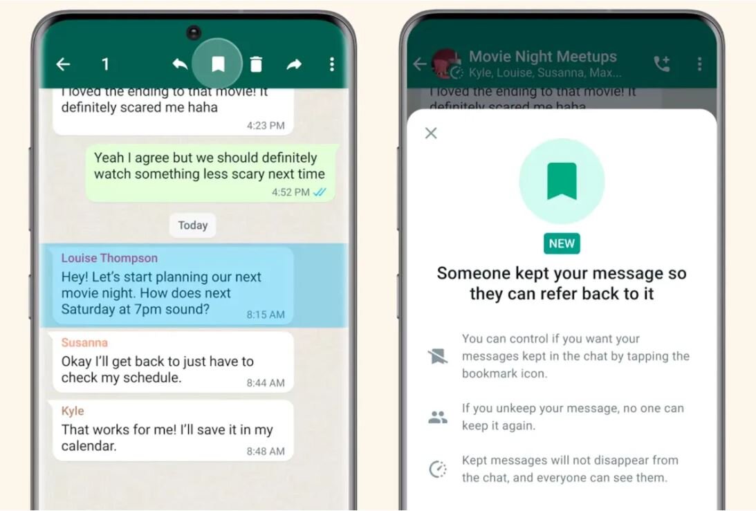 پاسخ سریع واتساپ به جدیدترین آپدیت تلگرام