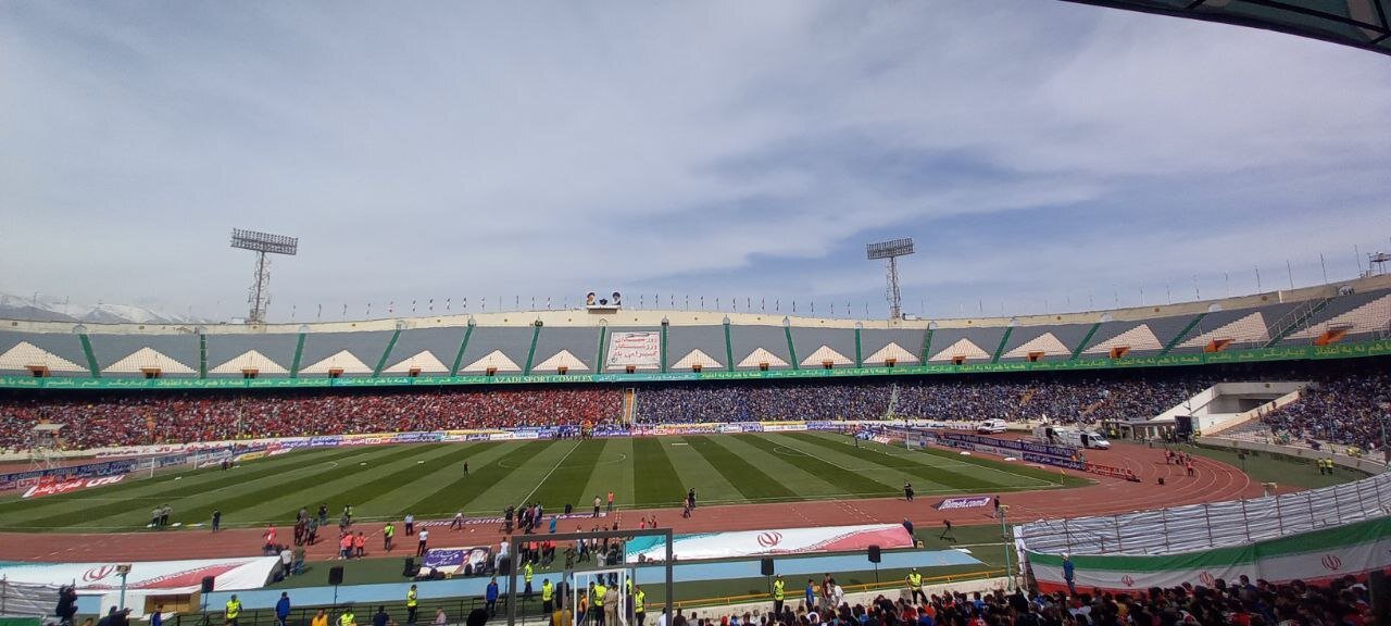 عکس | افزایش ظرفیت تماشاگران دربی 100