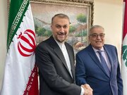 Iran FM on official Lebanon visit, meets counterpart