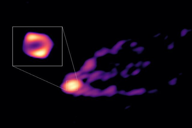 انتشار اولین تصویر از انفجار فواره قدرتمند یک سیاه‌چاله/ عکس
