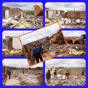 رفع تصرف وآزادسازی ۵۰۰۰ هزار متر از ساخت و سازهای غیرمجاز در شهرستان سلسله