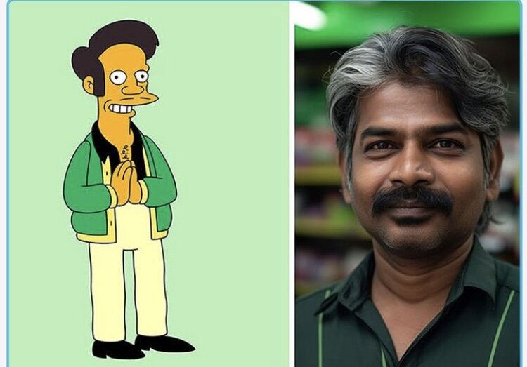 سیمپسونها به زمین آمدند!/ عکس