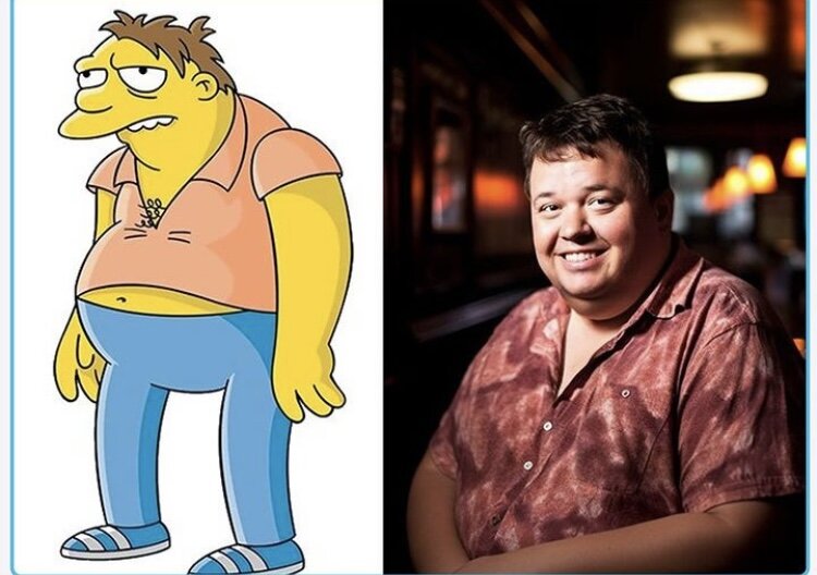 سیمپسونها به زمین آمدند!/ عکس