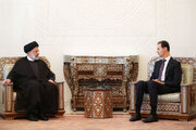 رئیسی در دیدار اسد: در عرصه «آبادانی و پیشرفت» هم کنار برادران سوری خود می‌مانیم