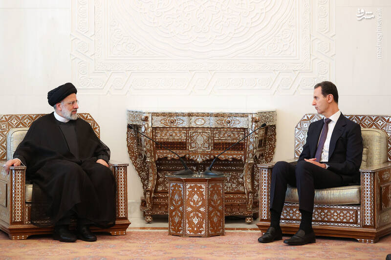 گزارش تصویری دیدار و گفت‌وگوی رئیسی و بشار اسد