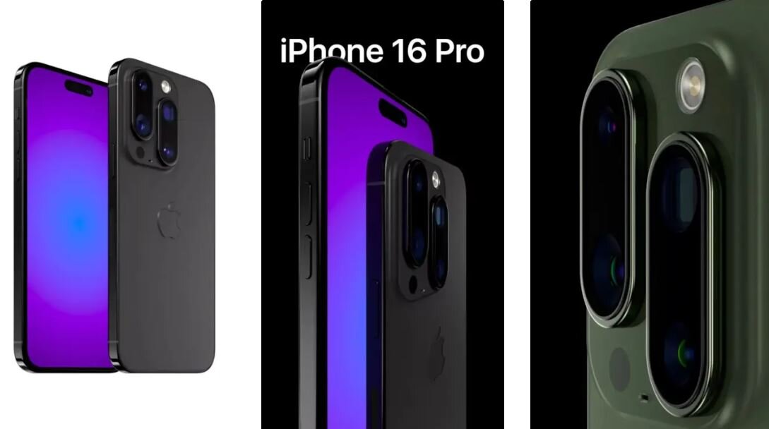 چیدمان متفاوت دوربینها در طرح مفهومی لو رفته از آیفون ۱۶/ عکس