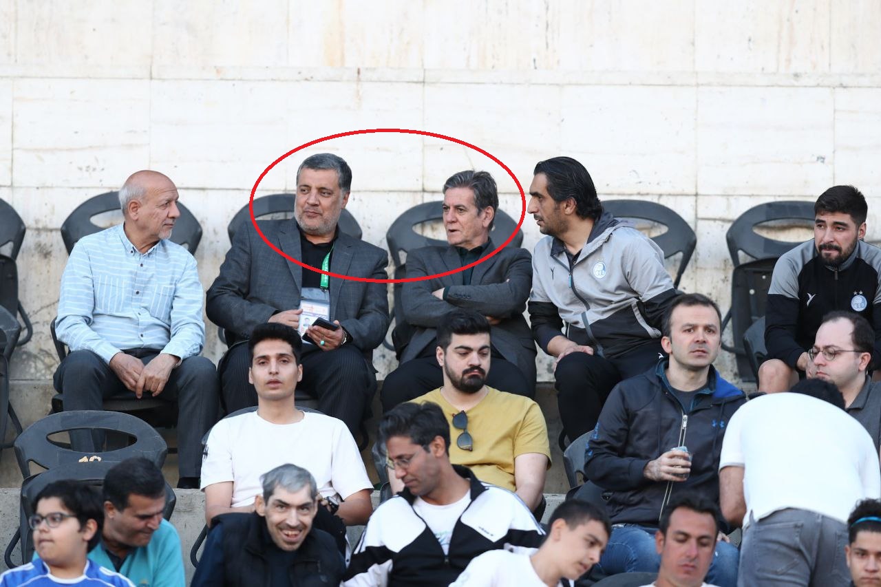 عکس | مشاوران فتح اللهزاده در جایگاه ویژه