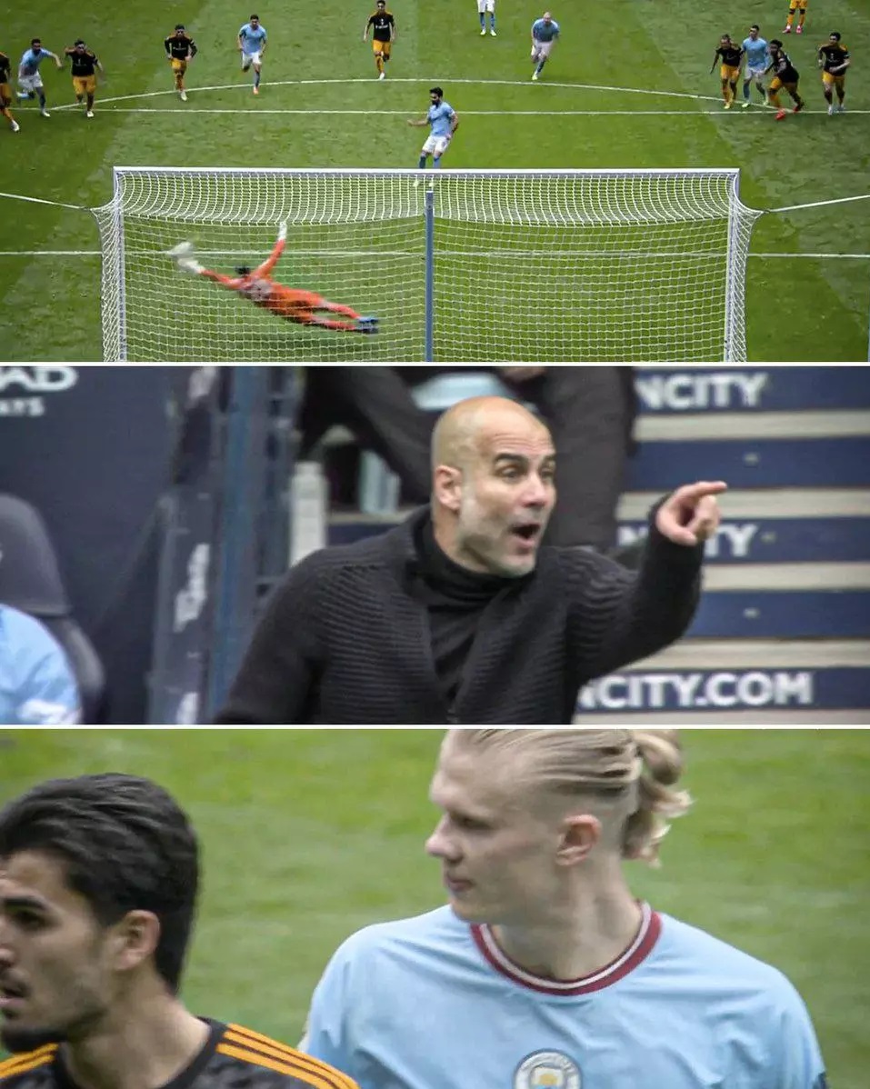 عکس | خشم و عصبانیت گواردیولا از بچه غول