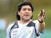 ببینید | ویدیویی زیرخاکی از اولین تمرین مارادونا برای تیم‌ ملی آرژانتین پس از ترک کوکائین