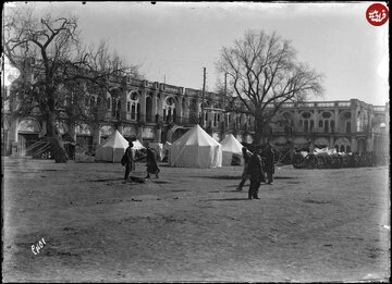 میدان توپخانه وقتی واقعا «توپ»خانه بود/ عکس