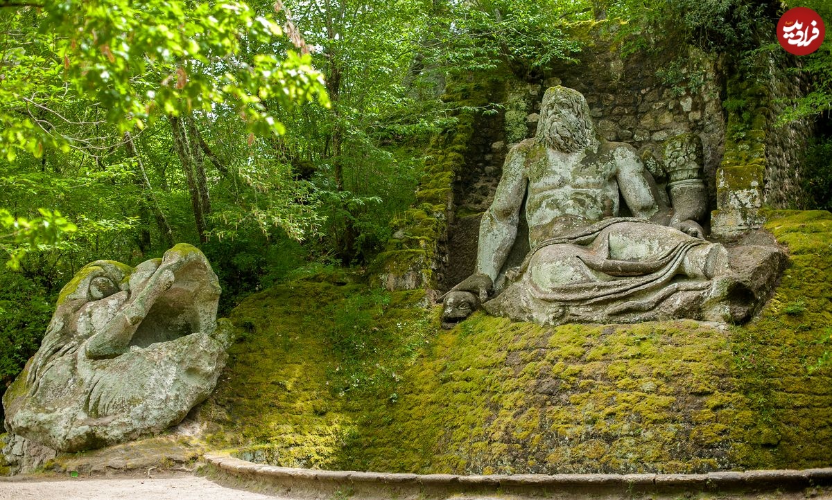 هیولاهای سنگی در رازآلودترین «باغ» جهان/ عکس