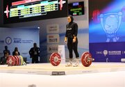 مدال برنز دختر وزنه‌برداری ایران در آسیا