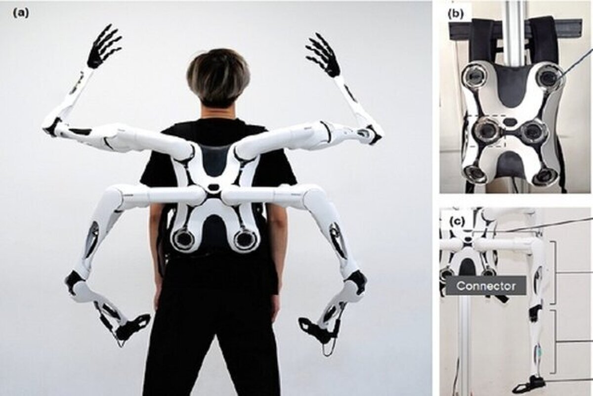 رباتی که انسان‌ها را شبیه به عنکبوت می‌کند!/ عکس