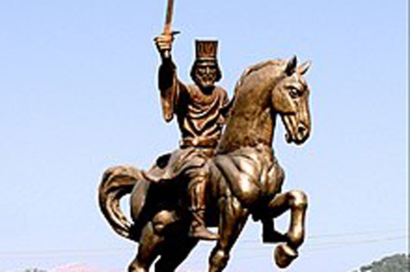 عکس | باسازی تصویر صورت «آریوبرزن» سردار ایرانی با هوش مصنوعی