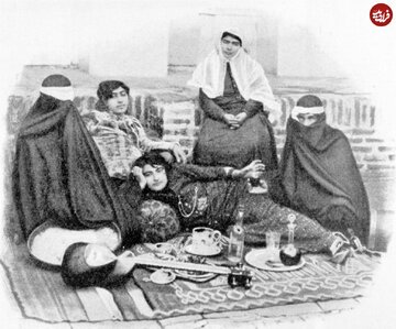 کار عجیب زنان قاجار/ زنان آن دوره چه می‌کردند؟/ عکس