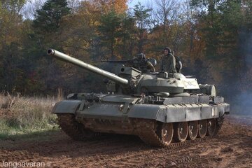 استتار عجیب و غریب تانک روسی!/عکس