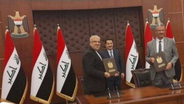 «حذف پرچم ایران» در مراسم رسمی امضای تفاهم‌نامه با عراق + عکس
