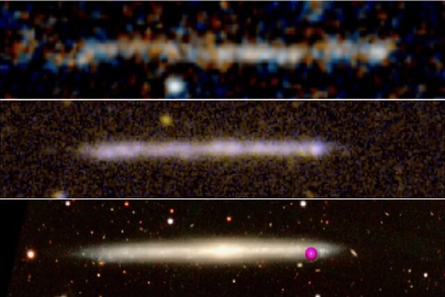 راز دنباله سیاه‌چاله فراری کشف شد / عکس