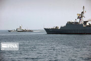 الأسطول البحري 86 التابع للجيش الإيراني يرسو في صلالة العمانية