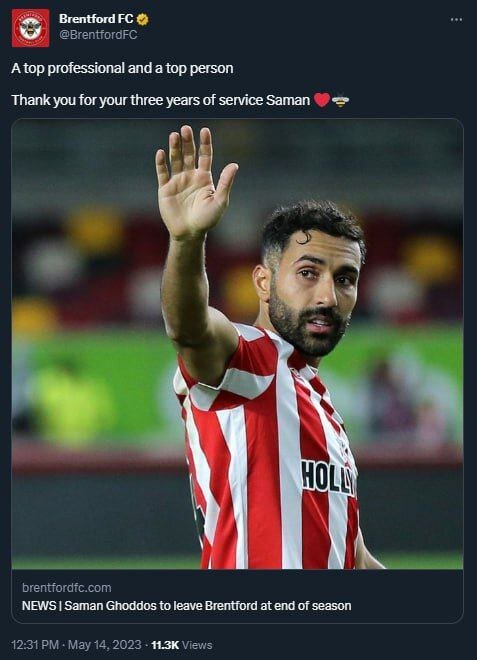 عکس | پایان کار ستاره ایران در لیگ برتر انگلیس