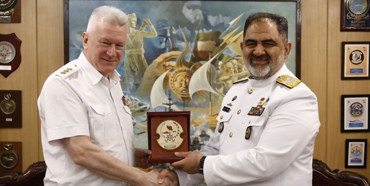 تمجید فرمانده نیروی دریایی روسیه از عملکرد در حد «یک کشور ابرقدرت» ناوگروه ۸۶ ایران 
