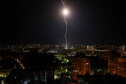 ببینید | موشک باران در آسمان کیف اوکراین