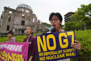 ببینید | تظاهرات مردم هیروشیما علیه سفر بایدن با شعار «بایدن، برو بیرون»!