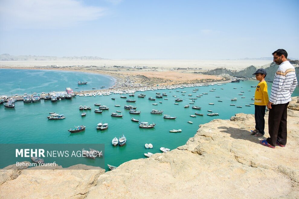 اسکله بریس، زیباترین اسکله صخرهای ایران/ عکس