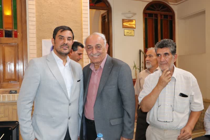 تجلیل از ولی اله کاکو و فرج اله عرب دو پیشکسوت فوتبال سمنان