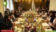 اعزام معنادار و پیام قوی تهران به کابل / «نظامی ارشد ایران» پشت میز مذاکره با طالبان نشست + عکس‌ها