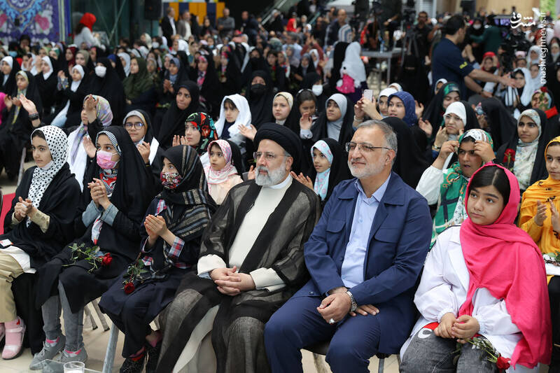 توصیه رئیسی به «دختران و زنان ایران اسلامی» در «جشن دخترونه» + عکس‌ها