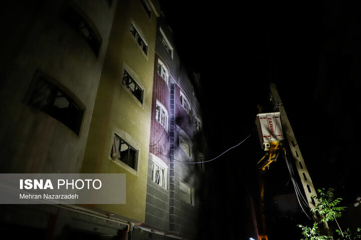 انفجار گاز در منطقه ولیعصر ـ تبریز