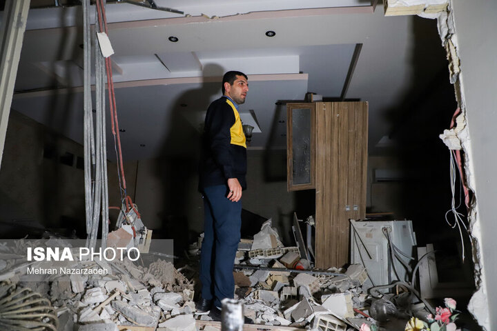 انفجار گاز در منطقه ولیعصر ـ تبریز