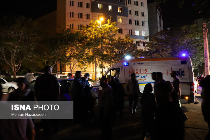 انفجار گاز در منطقه ولیعصر ـ تبریز