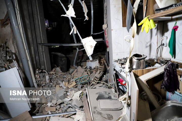 انفجار گاز در منطقه ولیعصر ـ تبریز