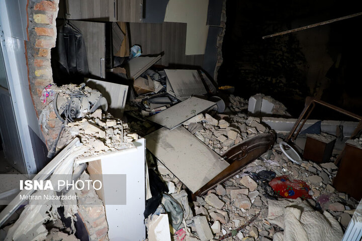 انفجار گاز در منطقه ولیعصر ـ تبریز