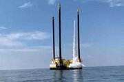 پرتاب دیدنی یک موشک جدید از روی سکوی شناور در آمریکا