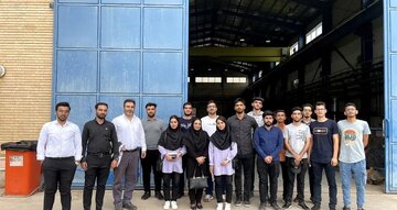 بازدید دانشجویان دانشگاه لرستان از پتروشیمی خرم‌آباد 