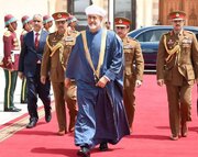 Oman’s Sultan arrives in Iran for two-day state visit