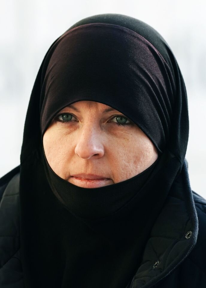 عروس داعشی از زندان آزاد شد/عکس