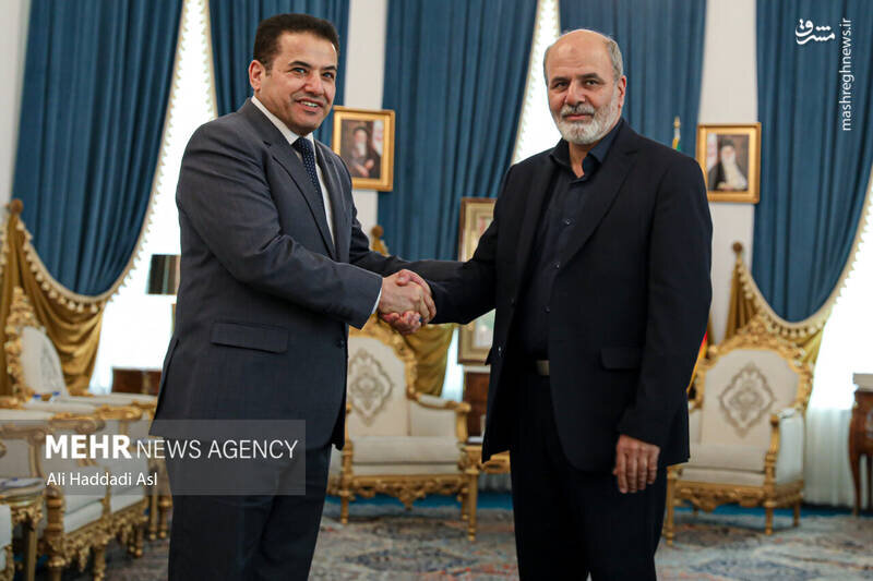 اولین هشدار دبیر جدید شورایعالی امنیت ملی در نحستین دیدار دیپلماتیک خود + عکسها