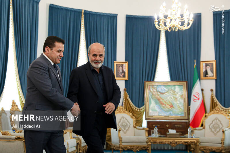 اولین هشدار دبیر جدید شورایعالی امنیت ملی در نحستین دیدار دیپلماتیک خود + عکس‌ها