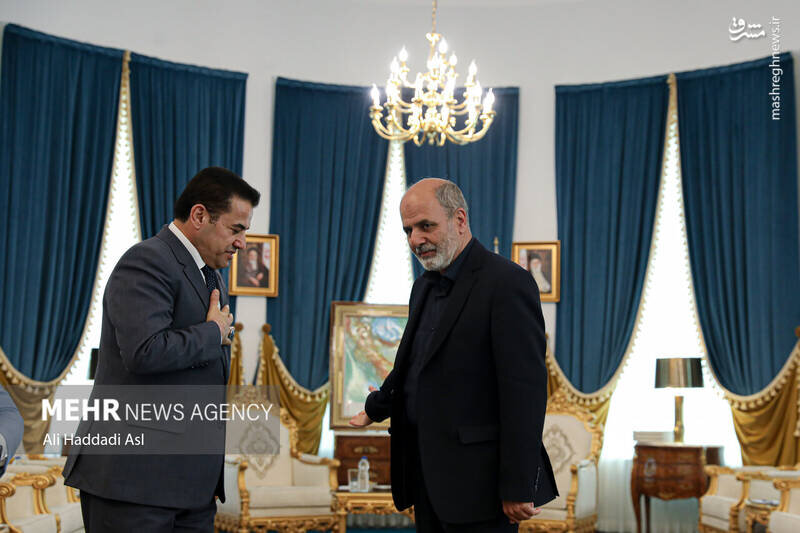 اولین هشدار دبیر جدید شورایعالی امنیت ملی در نحستین دیدار دیپلماتیک خود + عکسها